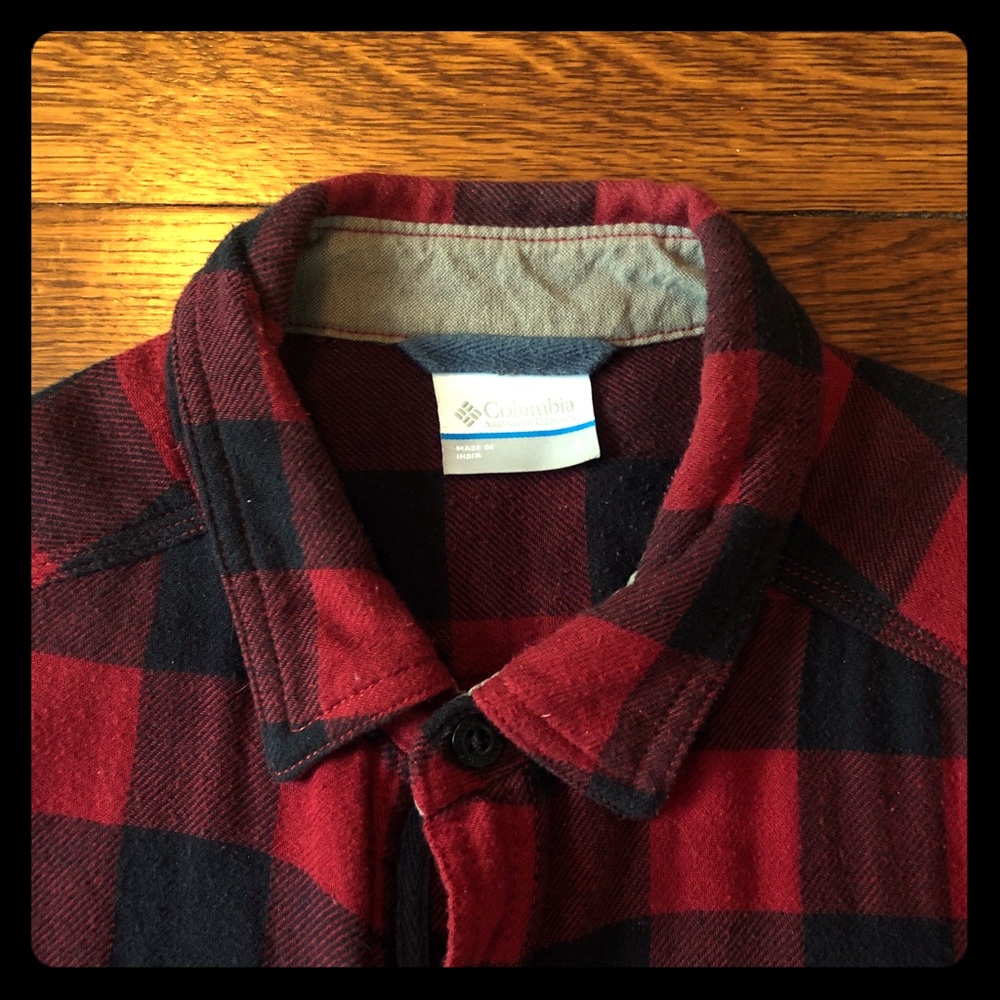Warm Columbia Plaid Buttondown